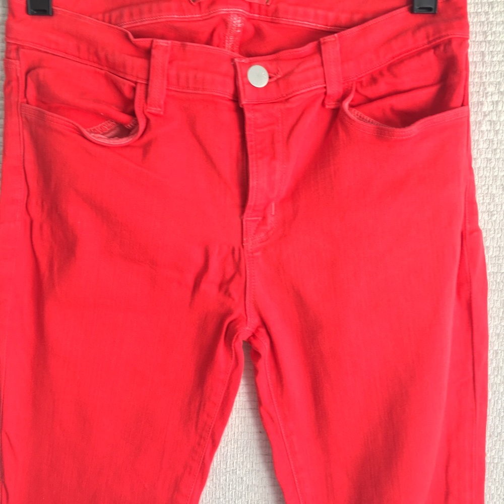 JBrand Super Skinny Jeans Lipstick Red - Picture 3 of 6